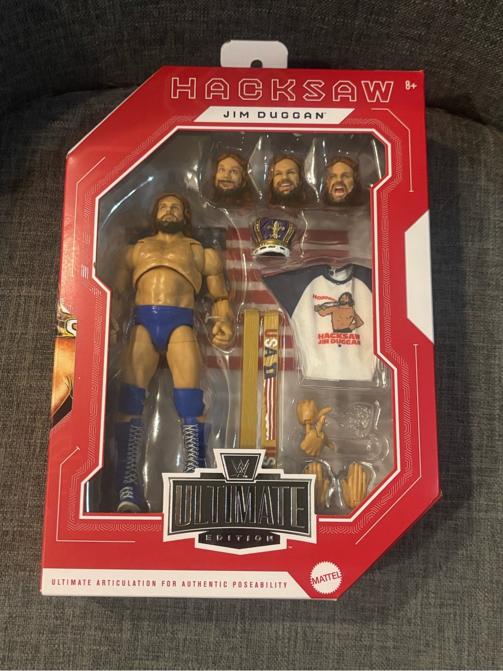 Hacksaw Jim Duggan WWE Ultimate Edition Action Figure New in Box
